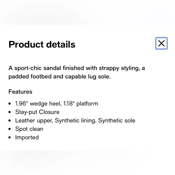 Franco Sarto Urla Leather Sport Sandal - Picture 6 of 16